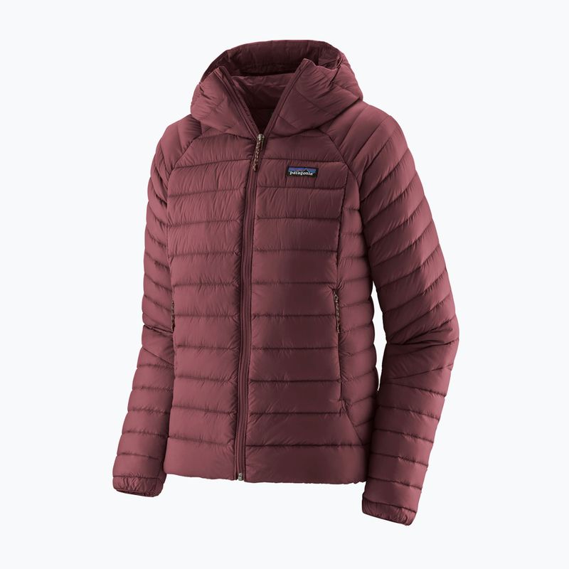 Дамско пухено яке Patagonia Down Sweater Hoody dark ruby 11