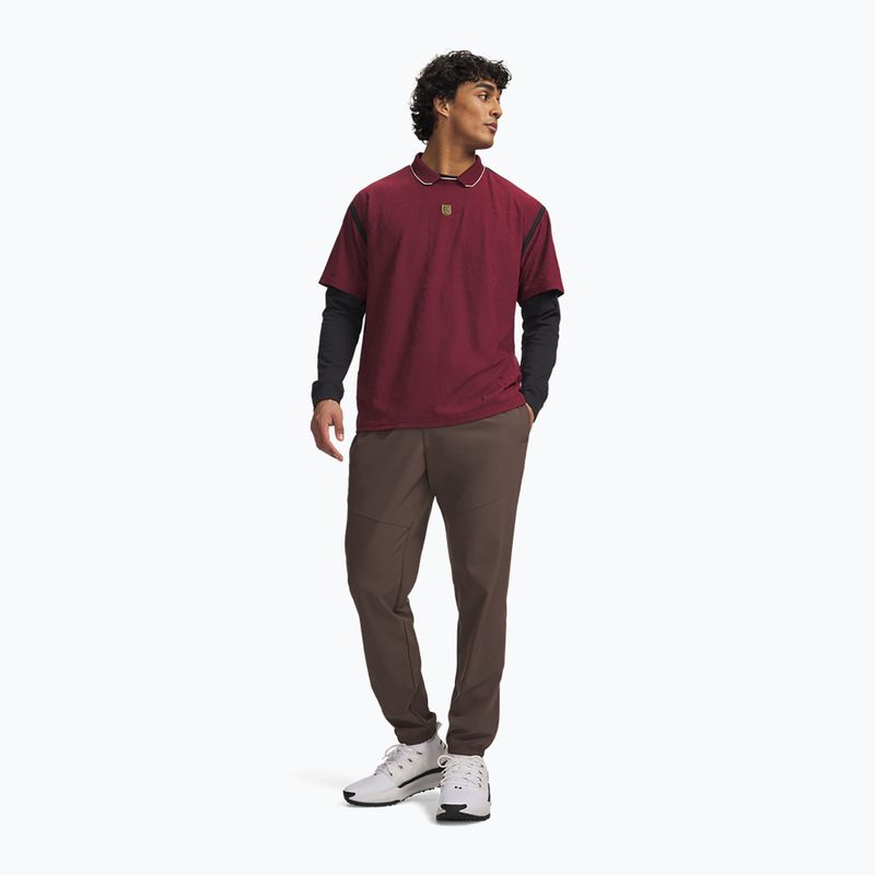 Мъжки панталони за бягане Under Armour Vibe Woven Jogger peppercorn/highland buff 2