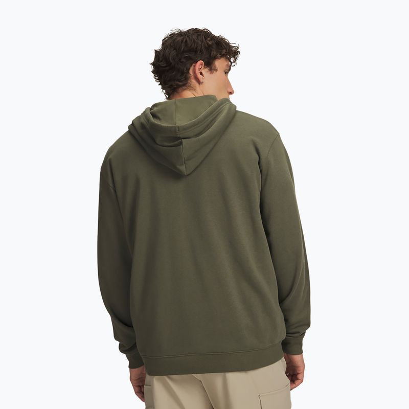 Мъжки суитшърт Under Armour Rival Fleece Full Zip marine od green/white 2