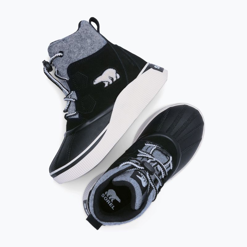 Детски ботуши за сняг Sorel Out N About IV Chillz Waterproof black/chalk 7
