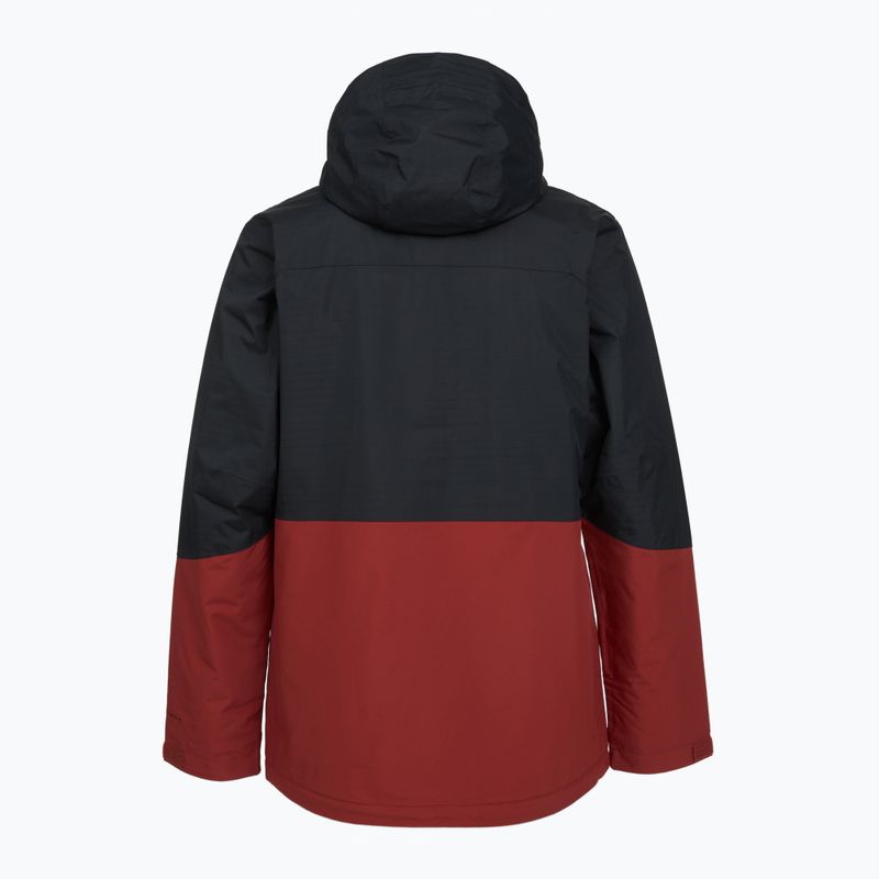 Мъжко скиорско яке Columbia Iceberg Point II red oxide/black 2