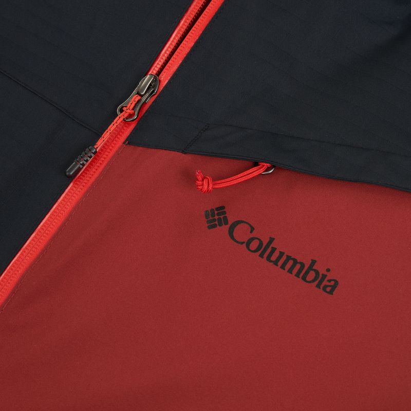 Мъжко скиорско яке Columbia Iceberg Point II red oxide/black 3