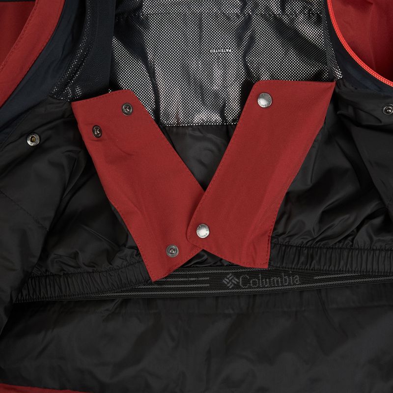 Мъжко скиорско яке Columbia Iceberg Point II red oxide/black 7