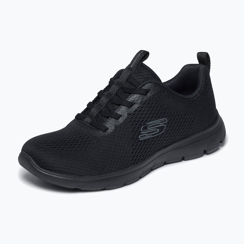 Дамски обувки SKECHERS Summits Fresh Vision black 4