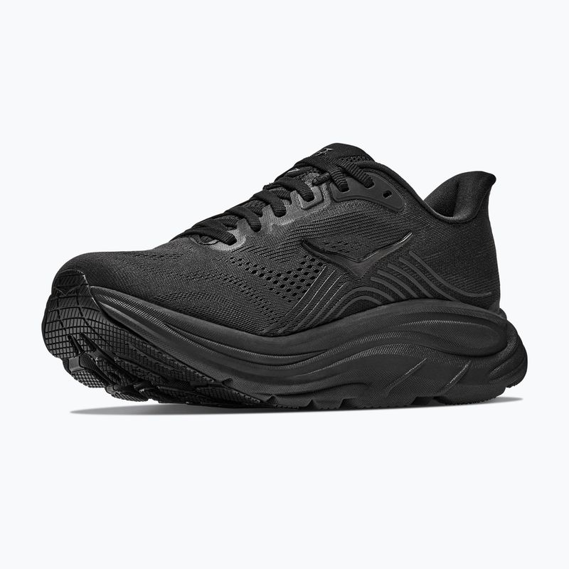 Дамски суитшърт за бягане HOKA Clifton 11 Wide black/black 4