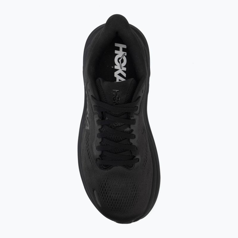 Дамски суитшърт за бягане HOKA Clifton 11 Wide black/black 5