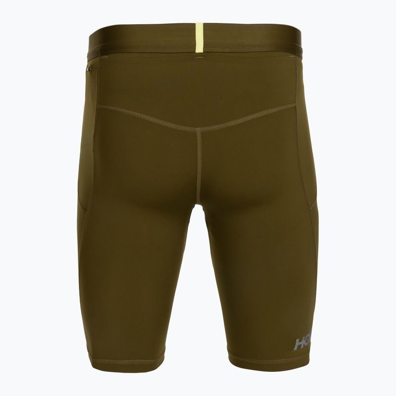 Мъжки шорти за бягане HOKA Novafly Half Tight sepia 2