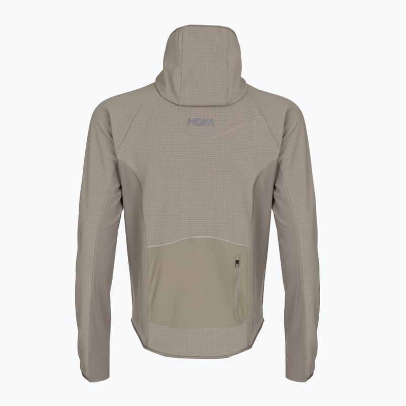 Мъжко яке за бягане HOKA Sky Glow Half Zip pebble grey 2