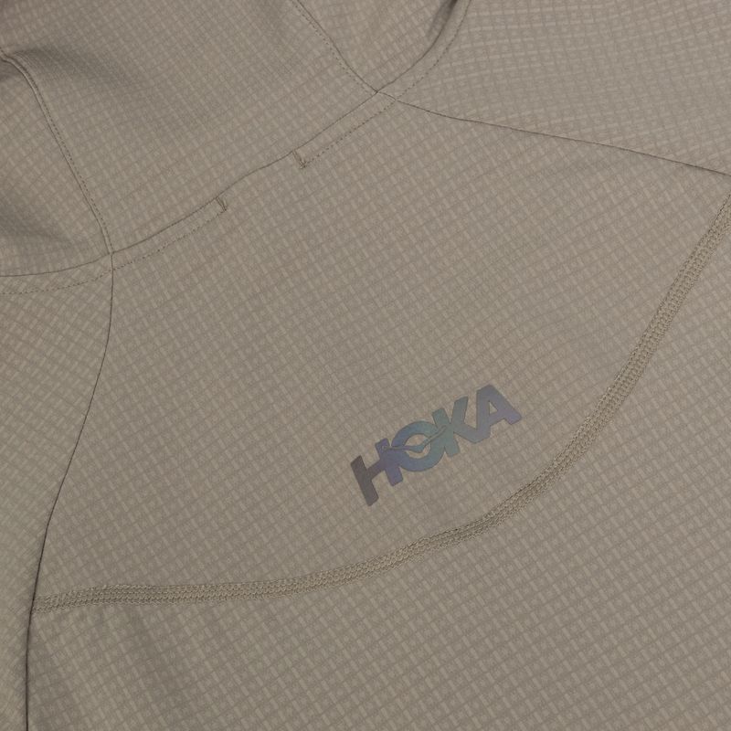 Мъжко яке за бягане HOKA Sky Glow Half Zip pebble grey 4