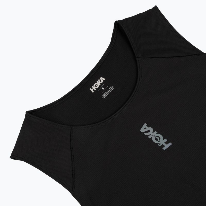 Мъжка тениска за бягане HOKA EveryRun Tank black 3