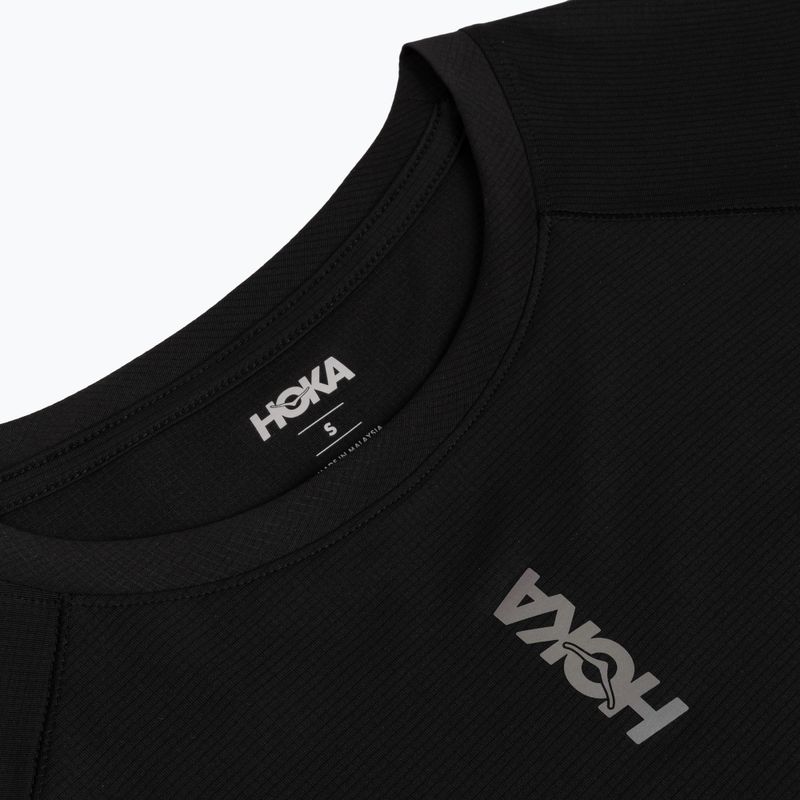 Мъжка тениска за бягане HOKA EveryRun Short Sleeve black 3
