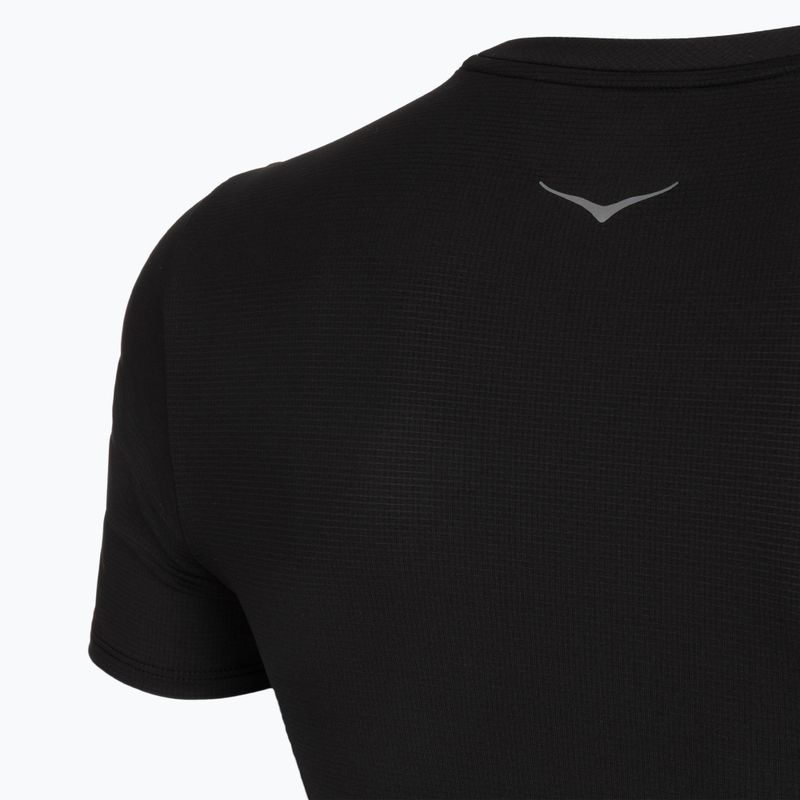 Мъжка тениска за бягане HOKA EveryRun Short Sleeve black 4