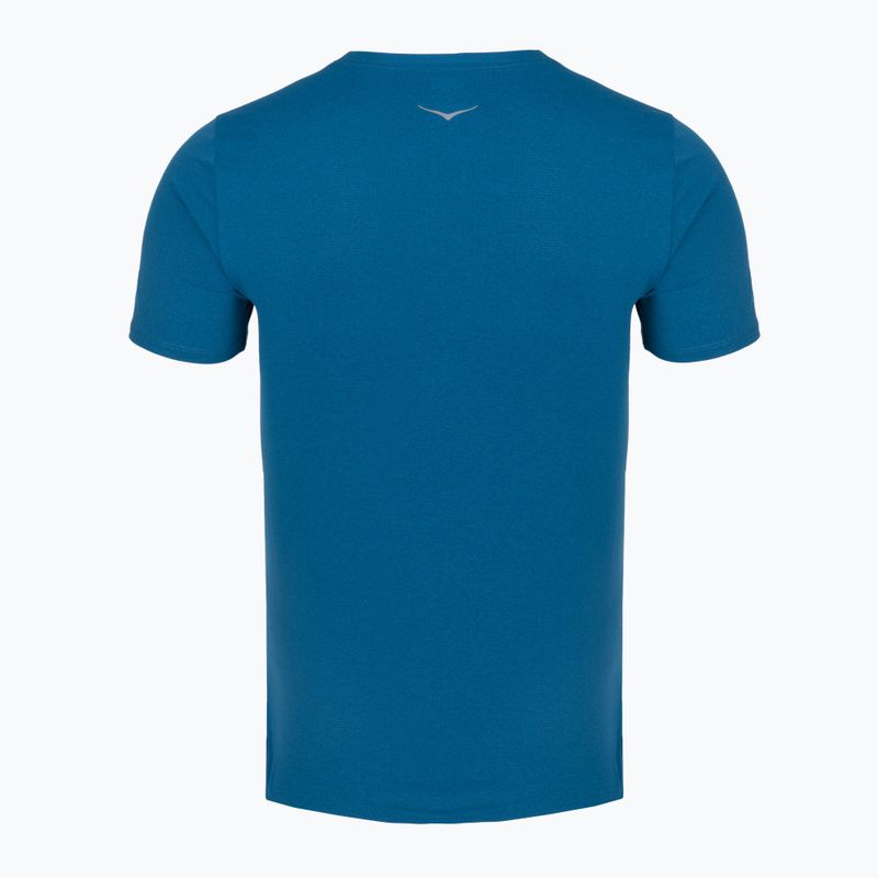 Мъжка тениска за бягане HOKA EveryRun Short Sleeve night glow blue 2