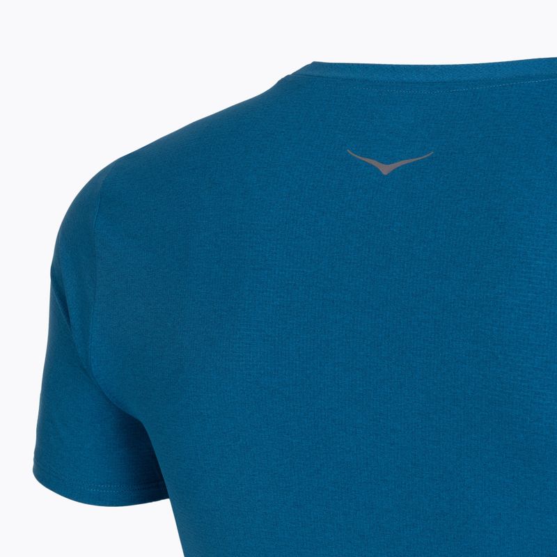 Мъжка тениска за бягане HOKA EveryRun Short Sleeve night glow blue 4