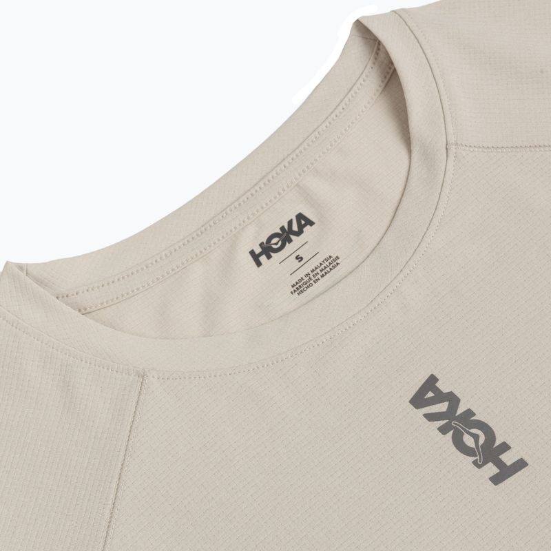 Мъжка тениска за бягане HOKA EveryRun Short Sleeve river rock grey 3