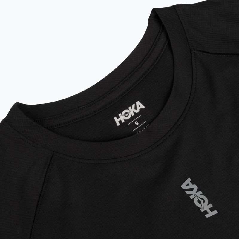 Дамска тениска за бягане HOKA EveryRun Short Sleeve black 3