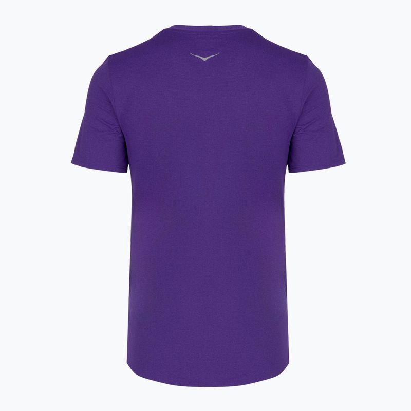 Дамска тениска за бягане HOKA EveryRun Short Sleeve cosmic purple 2