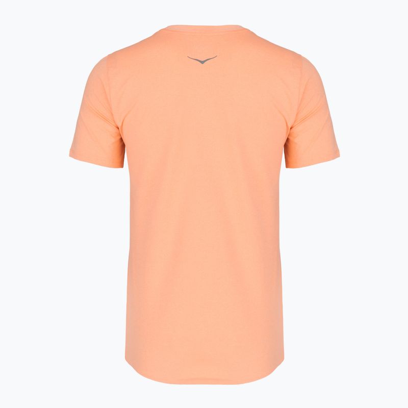 Дамска тениска за бягане HOKA EveryRun Short Sleeve sunstone 2