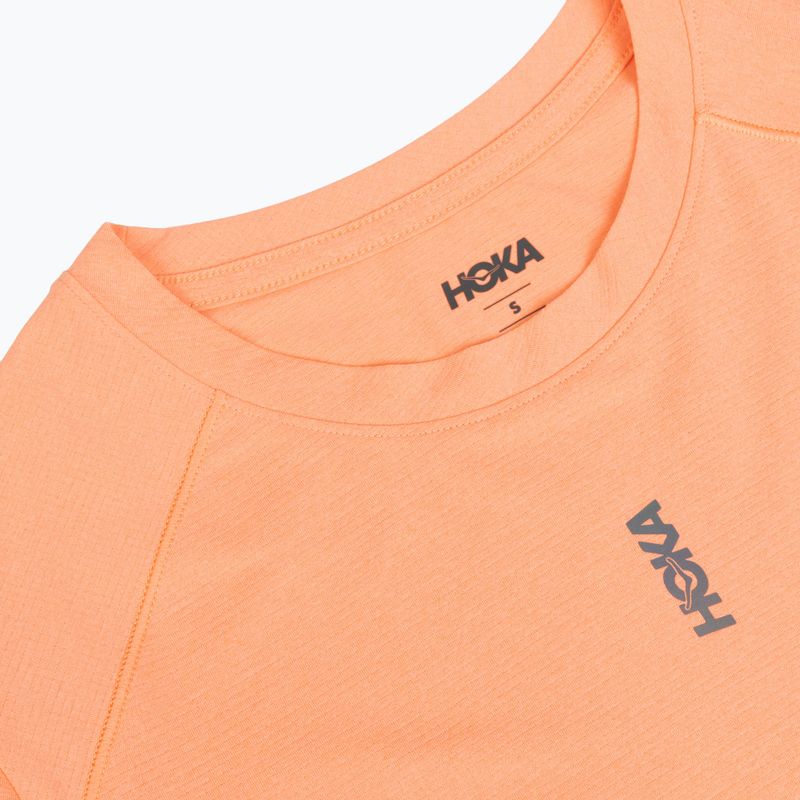 Дамска тениска за бягане HOKA EveryRun Short Sleeve sunstone 3