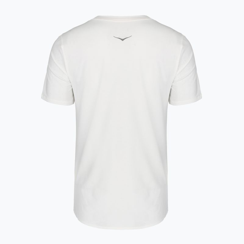 Дамска тениска за бягане HOKA EveryRun Short Sleeve white 2
