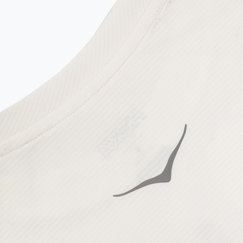Дамска тениска за бягане HOKA EveryRun Short Sleeve white 4