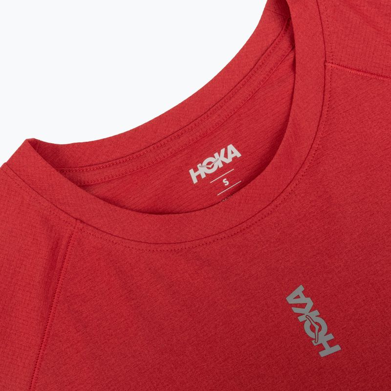 Дамска блуза за бягане с дълъг ръкав HOKA EveryRun Long Sleeve red agate 3