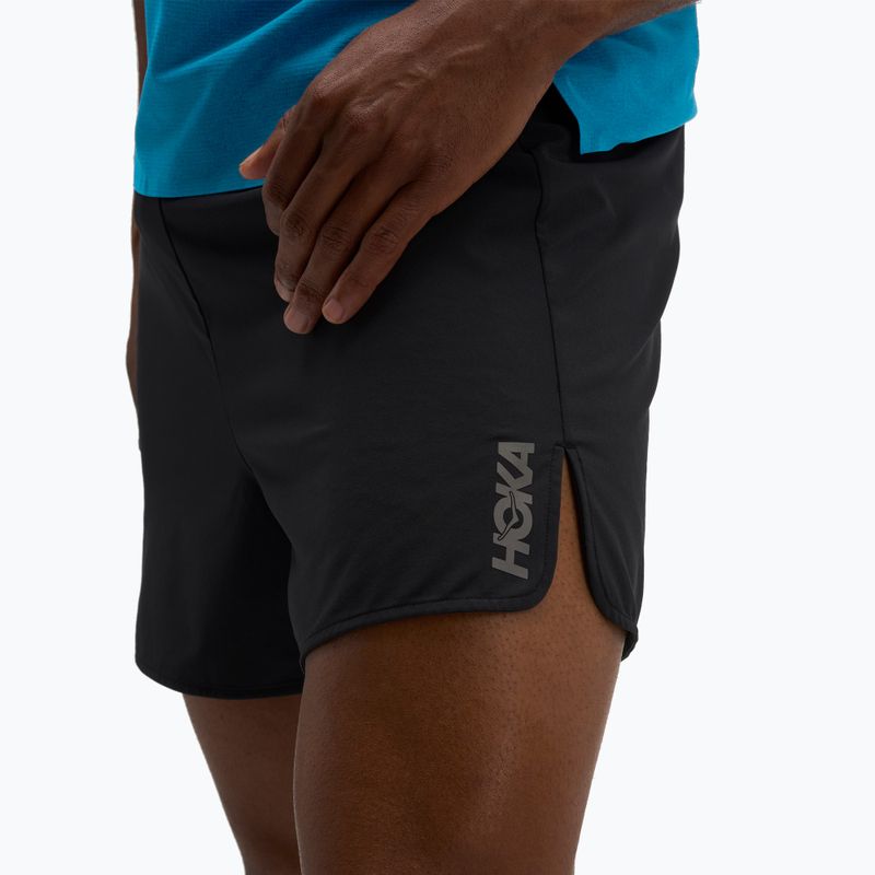 Мъжки шорти за бягане HOKA Glide Short 5" Brief black 5