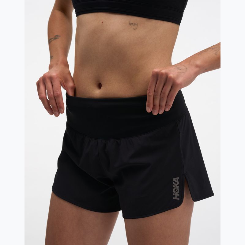 Дамски шорти за бягане HOKA Glide Short 3.5" Brief black 4