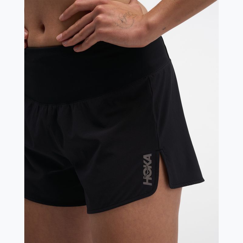 Дамски шорти за бягане HOKA Glide Short 3.5" Brief black 5