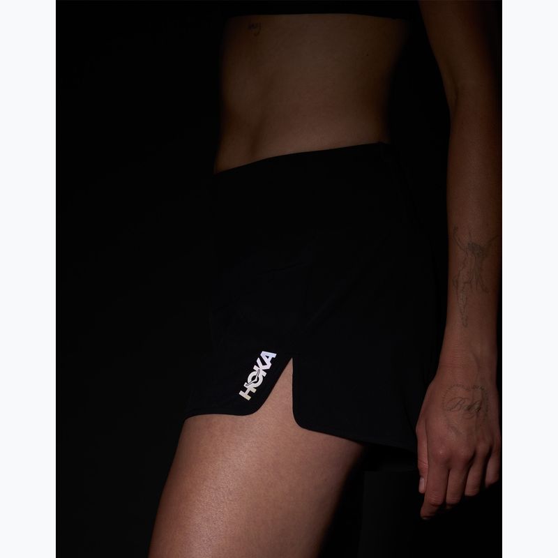 Дамски шорти за бягане HOKA Glide Short 3.5" Brief black 7