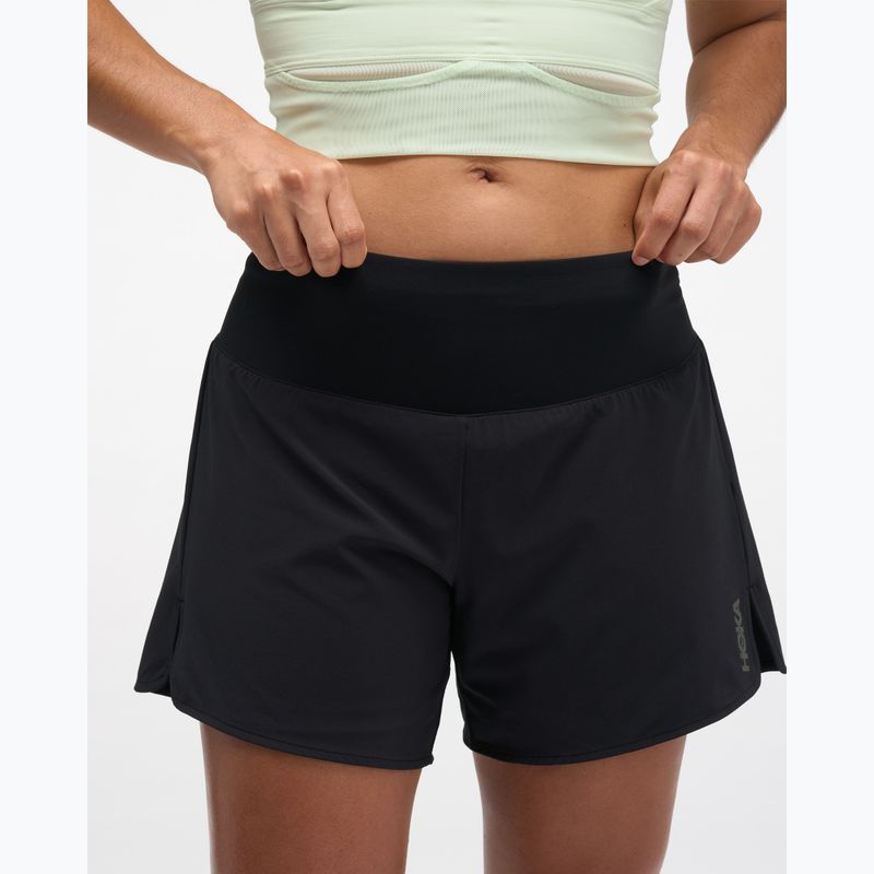 Дамски шорти за бягане HOKA Glide Short 5" 2in1 black 4