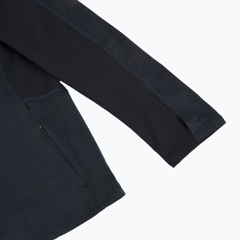 Дамски суитшърт за бягане HOKA Skyform Half Zip black heather 4