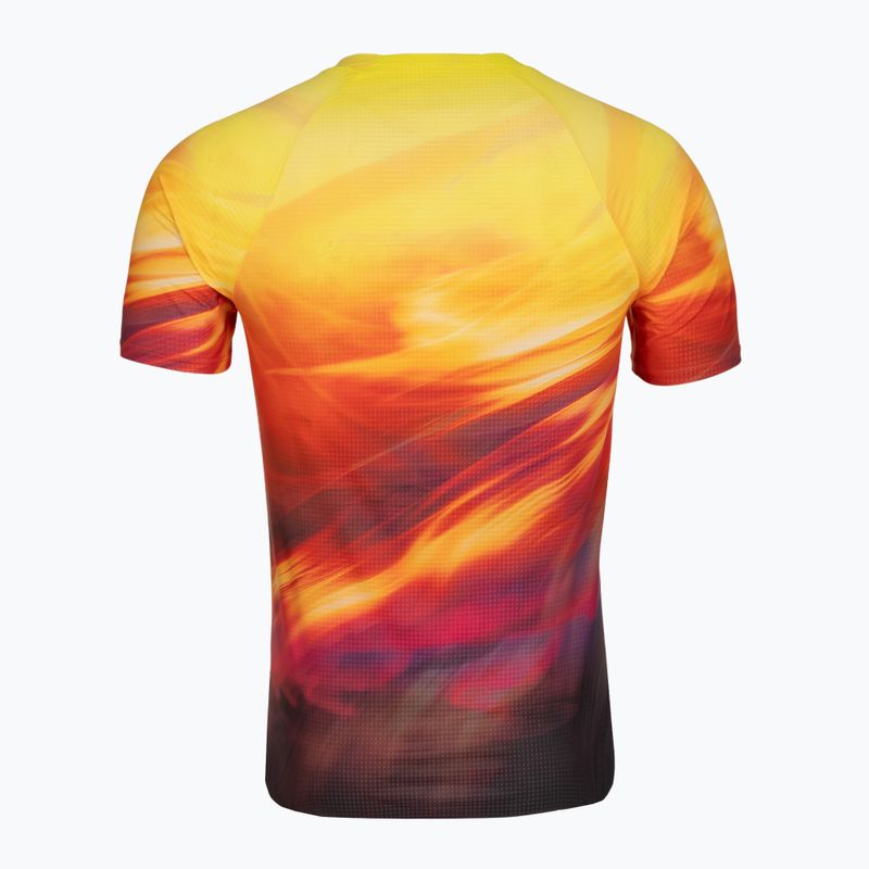 Мъжка тениска за бягане HOKA Race Day Short Sleeve TR PRT hoka citrus print 2
