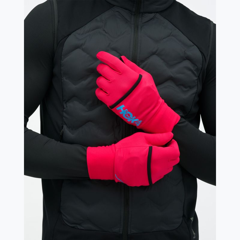 Ръкавици за бягане HOKA Coldsnap Fleece Gloves cerise 2