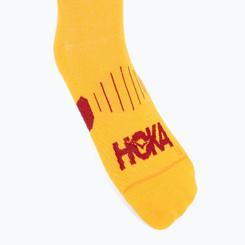 Чорапи HOKA Quarter Run Sock 3-Pack egg yolk/cerise/virtual violet 6