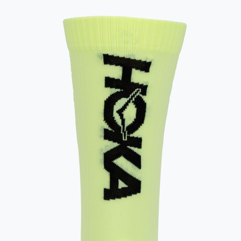 Мъжки чорапи HOKA Race Day Crew Sock neon yuzu 3