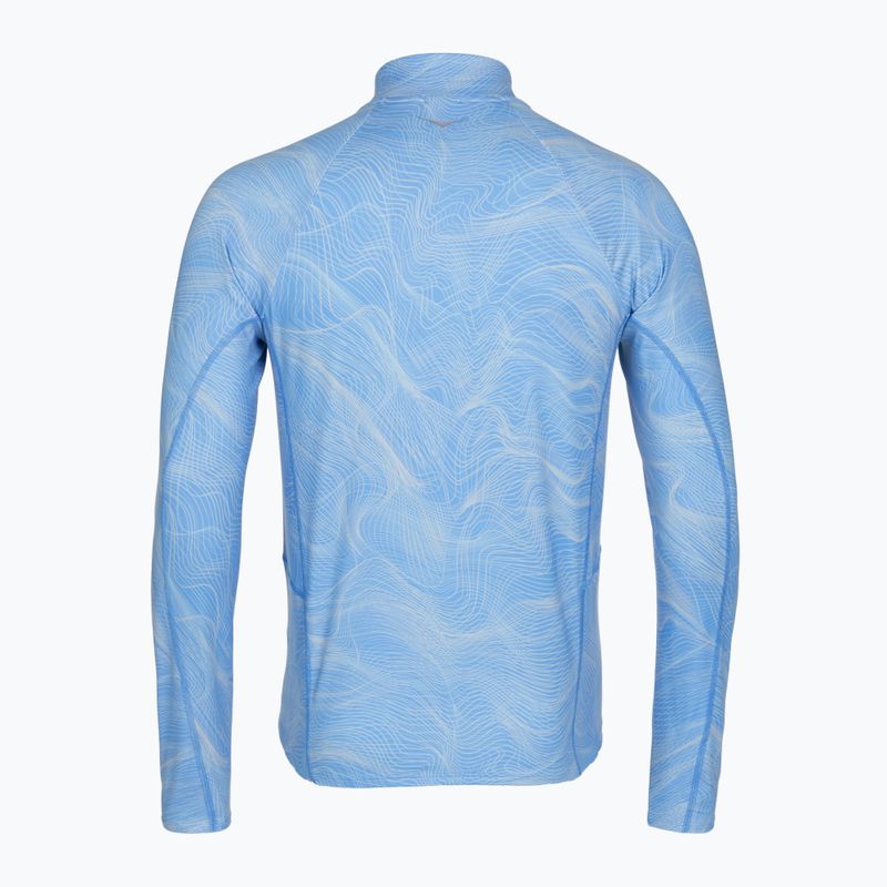 Мъжки суитшърт за бягане HOKA Skyform Half Zip CLF PRT mineral blue 2