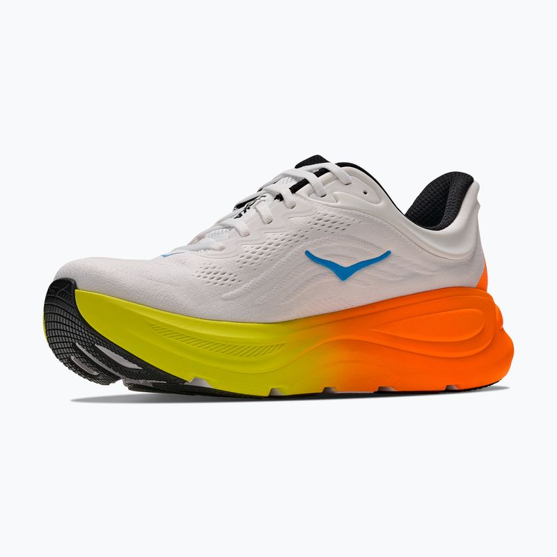 Мъжки обувки за бягане  HOKA Bondi 9 white/neon tangerine 2