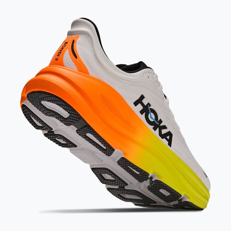 Мъжки обувки за бягане  HOKA Bondi 9 white/neon tangerine 3