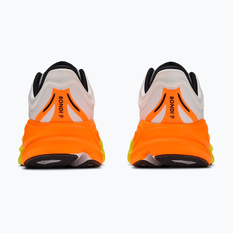 Мъжки обувки за бягане  HOKA Bondi 9 white/neon tangerine 4
