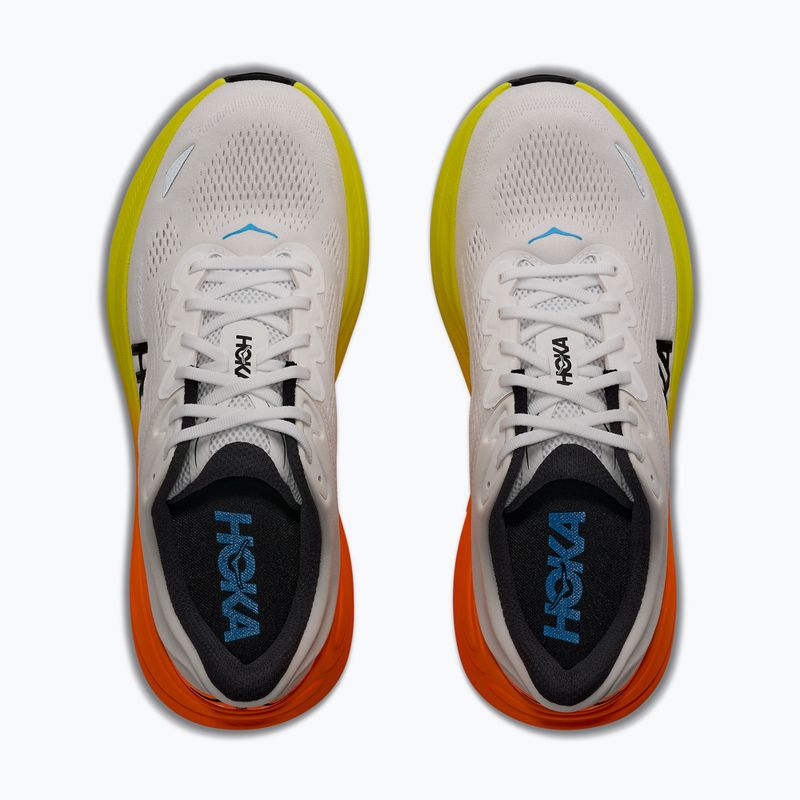 Мъжки обувки за бягане  HOKA Bondi 9 white/neon tangerine 5