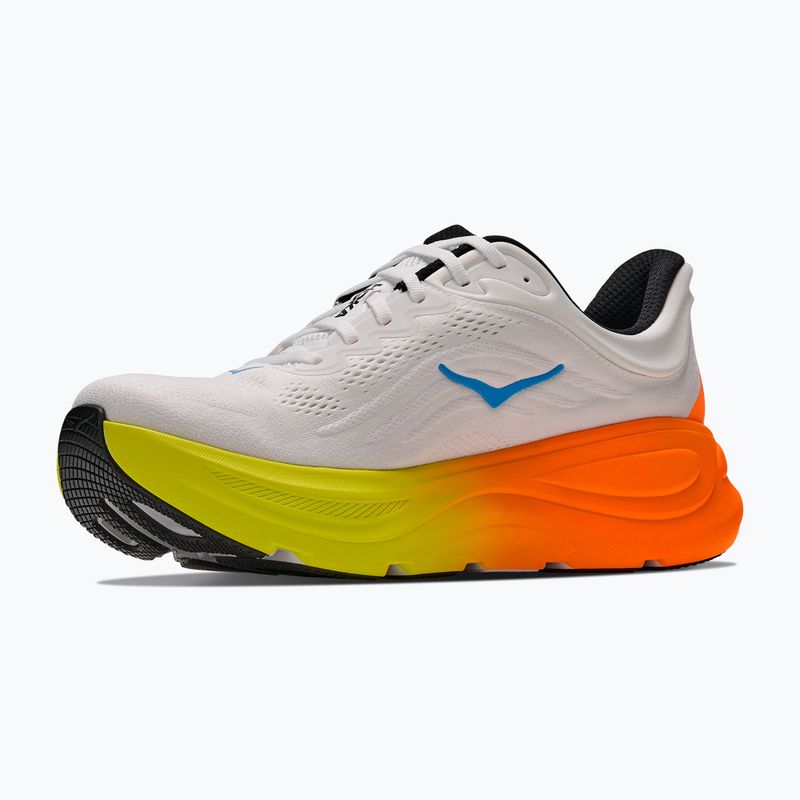 Мъжки обувки за бягане HOKA Bondi 9 Wide white/neon tangerine 2