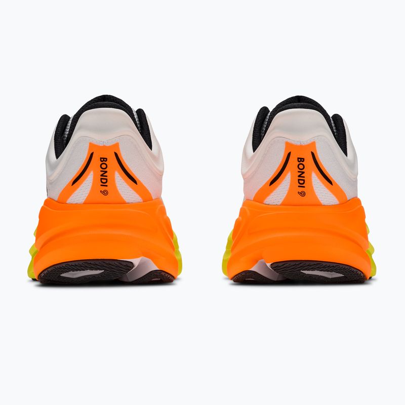 Мъжки обувки за бягане HOKA Bondi 9 Wide white/neon tangerine 4