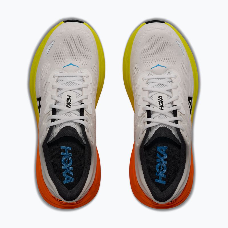 Мъжки обувки за бягане HOKA Bondi 9 Wide white/neon tangerine 5
