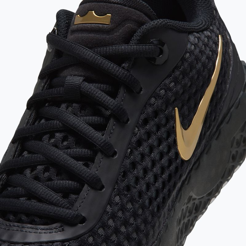 Мъжки обувки за баскетбол Nike LeBron Witness X black/black/iron grey/metallic gold 6