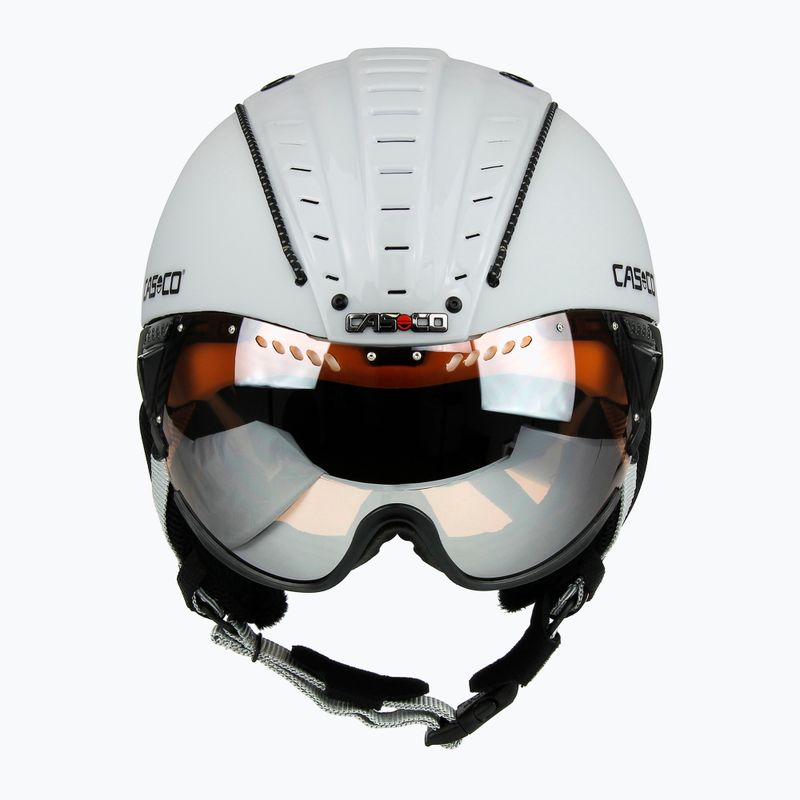 Ски каска CASCO SP-2 Visier бяла 07.3707 12