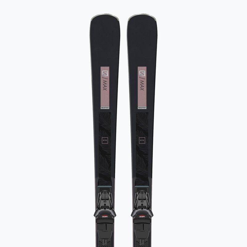 Дамски ски за спускане Salomon S/Max W 10 black + M11 GW L41135000/L4113210010 11