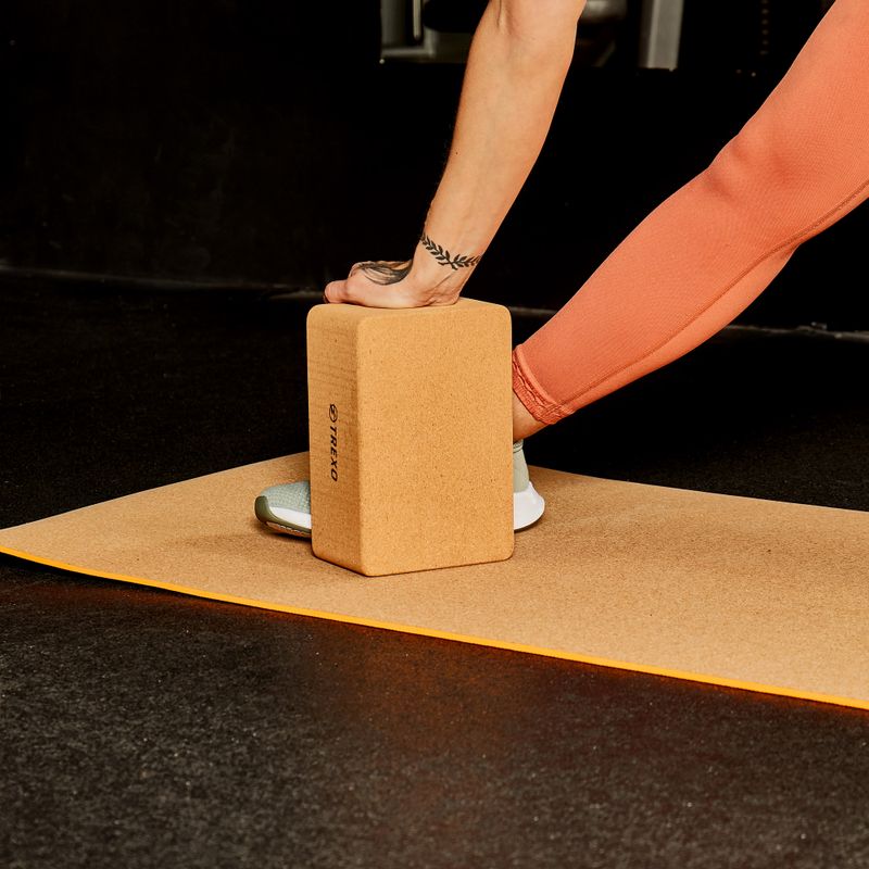Куб за йога XTREXO YB-100 кафяв 10