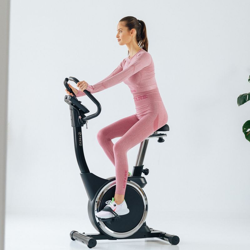 XTREXO EB300 стационарен велосипед черен 16