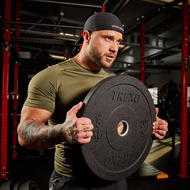 Олимпийска тежест за броня XTREXO TRX-BMP005 5 кг черна 6